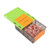 250Pcs Horseshoe Nails Copper Plating Shoeing Nails with Plastic Box for Raise Livestock E3slim 48mm/1.89in