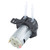 Garden Multi Functional Mini Right Angle 12V DC Peristaltic Liquid Pump Dosing Pump Hose Pump(Black )