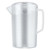 Water Pitcher PC Plastic High Temperature Resistance Frosted Kettle Mix Drinks Water Jug with Scale and Lid for Lemonade Beverage Ice Tea Transparent 5000ml