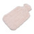 2000ML Hot Water Bag High Density Injection Hot Water Bottle with Soft Cover for Winter Apricot
