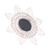 Rattan Mirror Retro Round Makeup Mirror High Definition Wall Decoration Mirror for Bathroom Bedroom Hotel