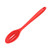 3Pcs Silicone Cooking Spoon Easy to Clean Scratch Resistant Space Saving Kitchen Salad Spoon for Kitchen Red