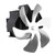 Wood Stove Fan Heat Powered 6 Blades Hanging Stove Fan Silent Flue Pipe Hanging Fireplace Fan Eco Friendly Wall Mount Silver