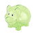 Cute Creative color pig pig bank birthday gift pig bank toy(Green)