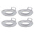 Microwave Cool Plate Spill Proof Microwave Bowl Carrying Tray with Handles for Bowls Plates Microwave Meals