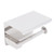Stainless Steel Toilet Paper Holder Wall Mounted Bathroom Toilet Paper Holder with Shelf K9 304