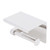 Stainless Steel Toilet Paper Holder Wall Mounted Bathroom Toilet Paper Holder with Shelf K9 304