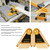 Multi purpose Double Feather Board Router Tables Saws Miter Gauge Slot DIY Woodworking Tools