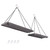 2pcs Hanging Rope Wall Mounted Wood Floating Shelves Plant Flower Pot Storage Rack Home DecorationsAntique