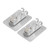 2Pcs Wall Mounted Shower Head Holder Strong Adhesive Handheld Shower Head Bracket for Bathroom