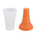 Slushie Maker Cup Quick Frozen 150ml Large Capacity Drink Making with Cover for Summer Orange