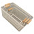 3pcs Metal Wire Storage Basket Large Capacity Decorative Sturdy Iron Art Storage Basket for Books Snacks Makeup White