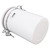 Coffee Canister Stainless Steel Good Sealing Food Airtight Storage Container with Spoon for Bean Tea Nut White 1.8L