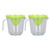 2Pcs Citrus Orange Juicer Lemon Manual Hand Squeezer PP Multi Function for Household Green