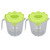 2Pcs Citrus Orange Juicer Lemon Manual Hand Squeezer PP Multi Function for Household Green
