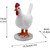 Chicken LED Lamp Resin Lifelike Chicken Laying Egg Night Light  Novel Easter Halloween Christmas Bedroom Home Decoration