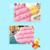 Ice Cream Floating Row Popsicle Float Raft Swimming Pool Float Bed Summer Popsicles Air Mattress for Adult and Children