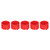 200Pcs Red Poultry Leg Clip Ring Pigeons Identify No Word Marking Ring Training Tool8mm Red No Word Ring