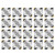 20PCS Ceramic Tile Sticker Waterproof Non Slip Wall Floor Sticker for Kitchen Bathroom