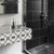 20PCS Ceramic Tile Sticker Waterproof Non Slip Wall Floor Sticker for Kitchen Bathroom