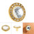 10pcs Clear Diamond Crystal Glass Wardrobe Knob Cupboard Drawer Door Pull Handle