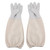 Beekeeping Protective Gloves with Long Canvas Sleeve Beginners Beekeepers Working Tool (XXXL)