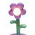 Table Lamp Cute Flower Night Light Portable Desk Lamp Decorative for Office Dorm Decor Purple
