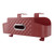 Car Back Seat Organizer Multifunctional Large Capacity Backseat Storage Box Tissue Holder for Daily Travel Wine Red
