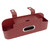 Car Back Seat Organizer Multifunctional Large Capacity Backseat Storage Box Tissue Holder for Daily Travel Wine Red