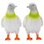 2pcs Garden Decoration Lifelike Simulation Bird,Ornaments Handicrafts Sculpture