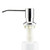 Pressed Soap Dispenser Plastic Bottle with 304 Stainless Steel Pump Head for Kitchen Sink Silver Pump Head