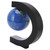 Magnetic Levitation Globe Ornament 6in Rotating Luminous Globe Office Innovative Decoration C Shape English Version 100‑240V Dark Blue AU Plug