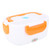 Portable Electric Heating Lunch Box Food Storage Container  100‑240V (Orange)