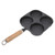 Egg Pan 4 Cup Egg Frying Pan with Wooden Handle for Breakfast Pancakes Omelettes