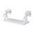Wall Mounted Person Shelves No Punch Bathroom Wall Shelf Kitchen Spice Bottle Storage Organizer Rack