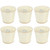 6Pcs Fabric Cloth Lampshade Lamp Cover Replacement for E14 Chandelier Wall Lamps Beige