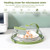 Microwave Splatter Cover for Food - Clear Microwave Splash Guard Cooker Lid with Handle / Adjustable Steam Vents Holes 10 Inches Plate Covers Kitchen Gadgets and Accessories - Water Injection Diversion Type
