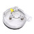 Dust Shroud Kit Transparent ABS Dry Grinding Dust Cover for 4in to 5in Angle Grinders Wet Polisher