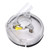 Dust Shroud Kit Transparent ABS Dry Grinding Dust Cover for 4in to 5in Angle Grinders Wet Polisher