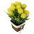 Artificial Potted Plant Creative Realistic Plastic Fake Potted Plants for Home Restaurant Office Fern Flower