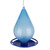 Hanging Transparent Plastic Hummingbird Feeder Outdoor Bird Feeding Device for Garden Decoration