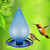 Hanging Transparent Plastic Hummingbird Feeder Outdoor Bird Feeding Device for Garden Decoration