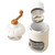 Hand Crank Shaved Ice Machine Stainless Steel Blades Safe Portable Ice Crusher for Home Restaurants Cafes Food Stalls