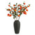 Simulation Fruit Branch with 6pcs Lifelike Garnet Decorative Fake fruit branches for Home Office 85cm