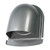 304 Stainless Steel Exhaust Hood Weatherproof Round Ventilation Grill Range Hood Exhaust Pipe Cover 100mm U Shaped