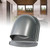 304 Stainless Steel Exhaust Hood Weatherproof Round Ventilation Grill Range Hood Exhaust Pipe Cover 100mm U Shaped
