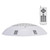Waterproof LED Swimming Pool Light WallMounted RGB 18 Key Remote Control Underwater Light AC12V(25W 2500LM )
