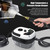 2500W Portable Handheld Steam Cleaner High Temperature Pressurized Steam Cleaning Machine with Brush Heads for Kitchen Furniture Bathroom Car