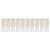 10PCS G9 220V LED Lamp Dimmable Ceramic LED Bulb Replace Halogen Lamp for Chandelier