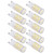 10PCS G9 220V LED Lamp Dimmable Ceramic LED Bulb Replace Halogen Lamp for Chandelier